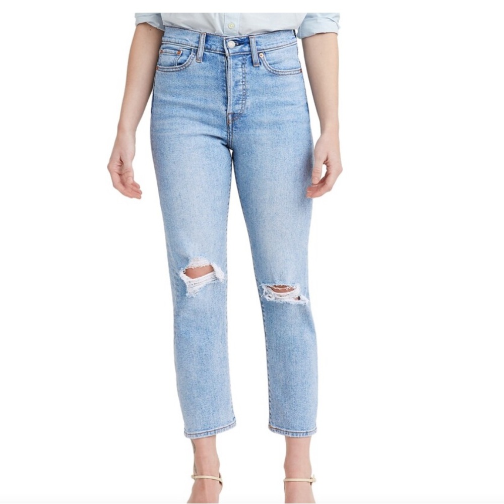 Levi’s Wedgie straight-leg crop size 27